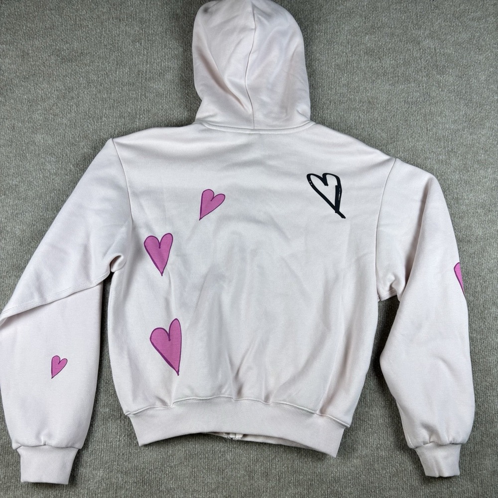 NWT SKIMS Cotton Fleece Barely Pink Angel Hoodie Pants Set Women's S Pink - Picture 14 of 16